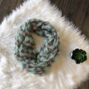 Indie print infinity scarf